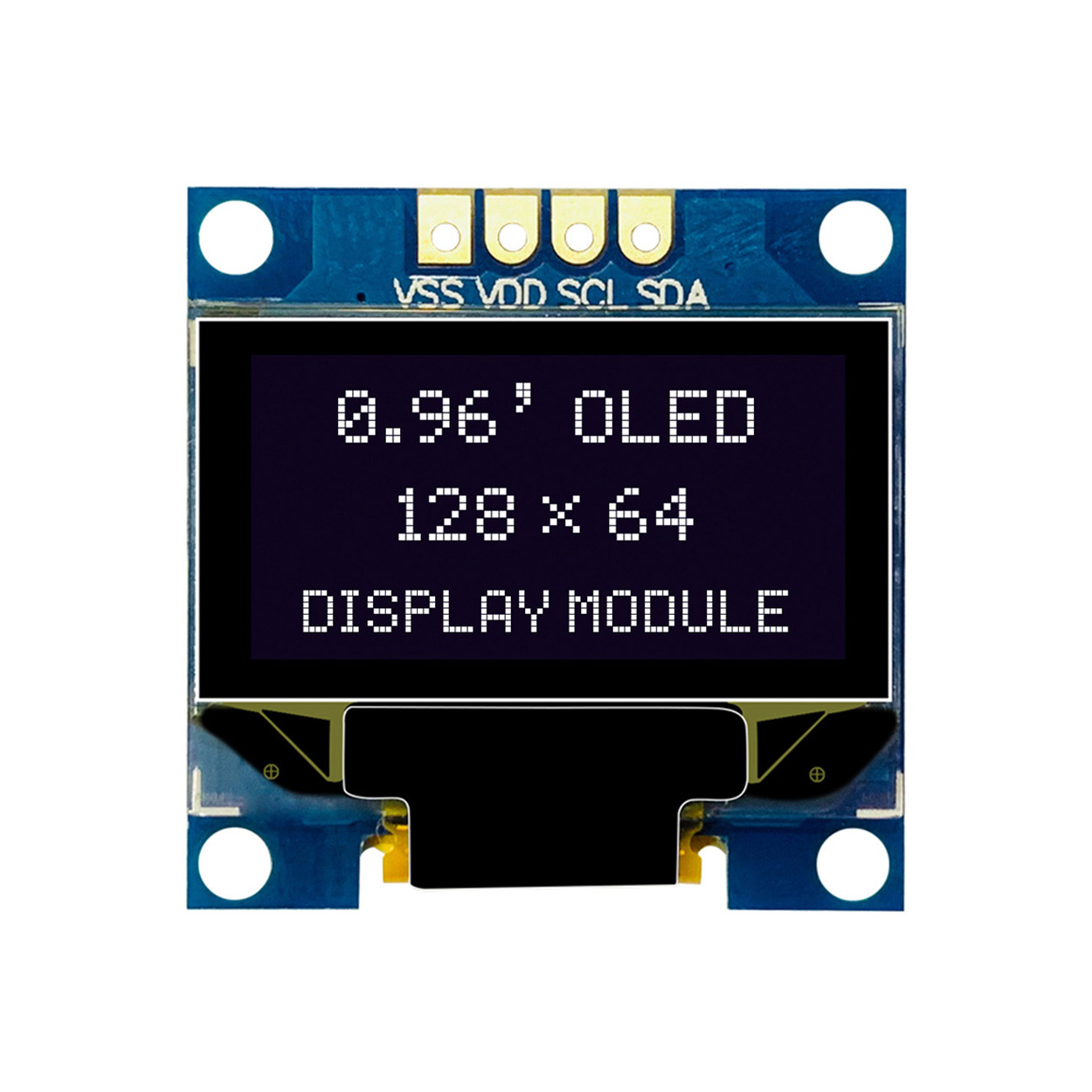 0.96 Inch OLED SSD1306 Display Module I2C 128x64 pixels