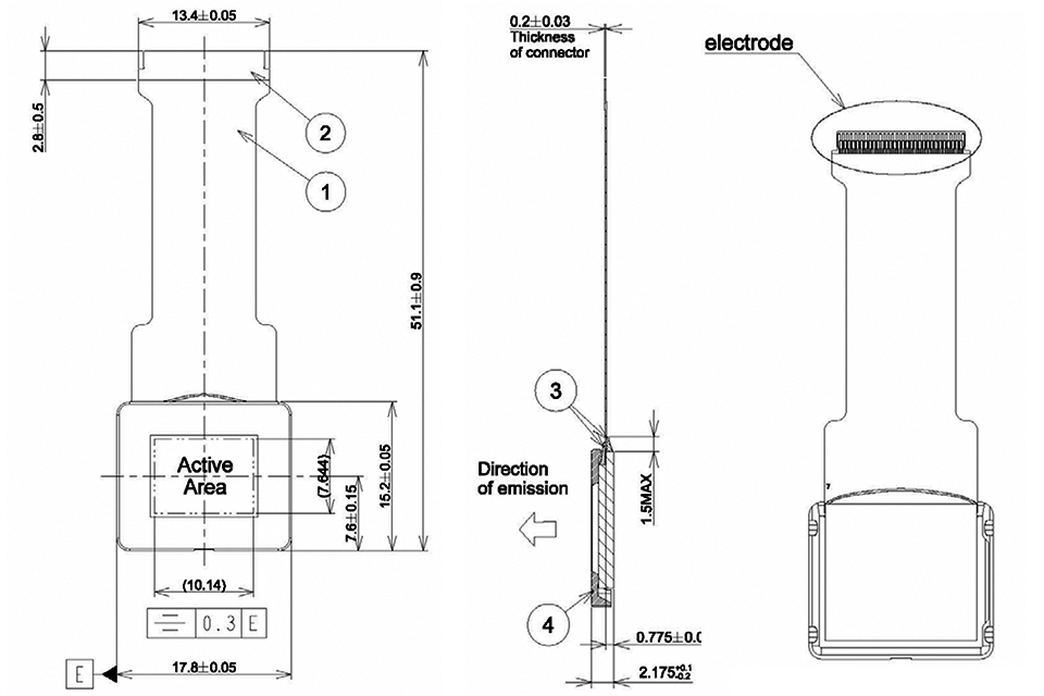 0.5 Microdisplay Drawing