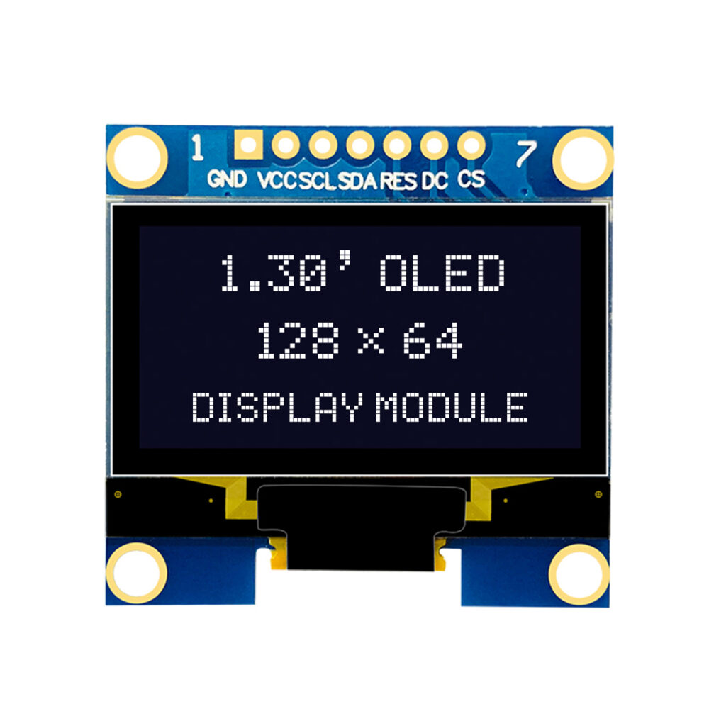 1.3 Inch Graphic Display White