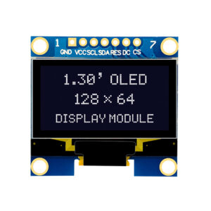 1.3 Inch Graphic Display White