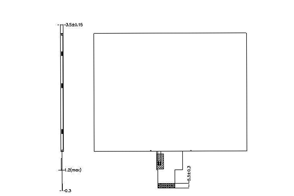 1024X768 TFT LCD 8 Drawing