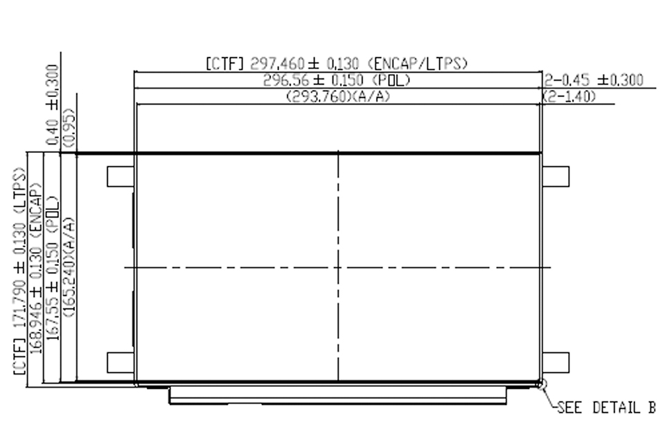 13.3 AMOLED Display Drawing