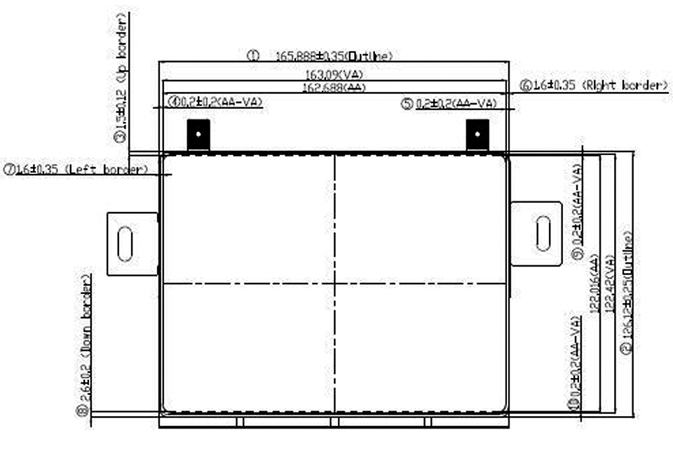 8 Inch 2K AMOLED Flexible Screen 2480X1680 Drawing