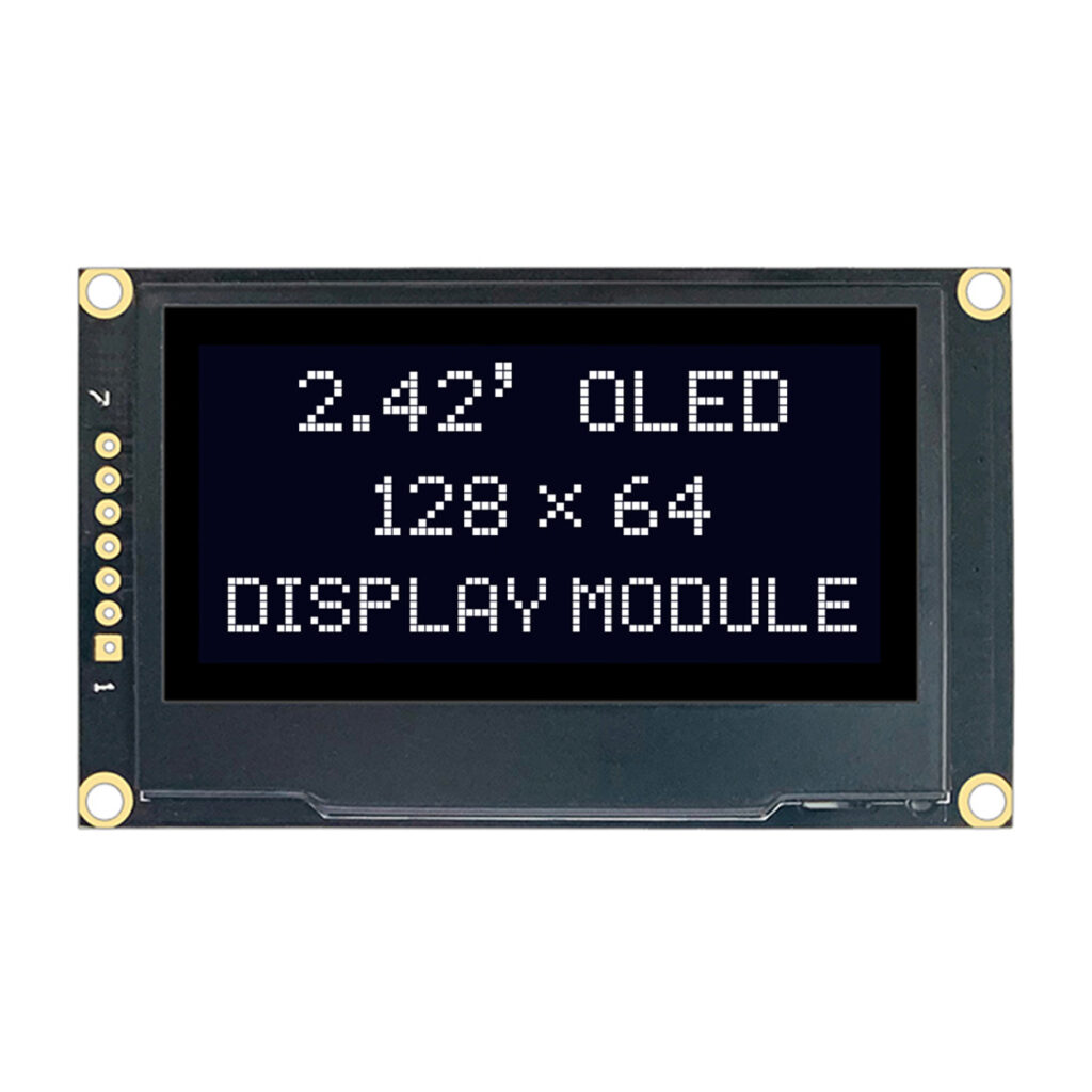 Monochrome 2.42 Inch 128X64 OLED White