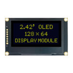 Monochrome 2.42 Inch OLED Graphic Yellow