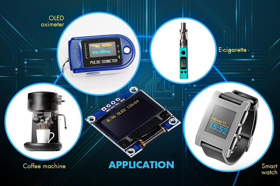 Графический дисплей OLED, модуль, экран I2C SPI