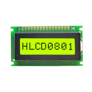 0801 Karakter LCD-moduleweergave